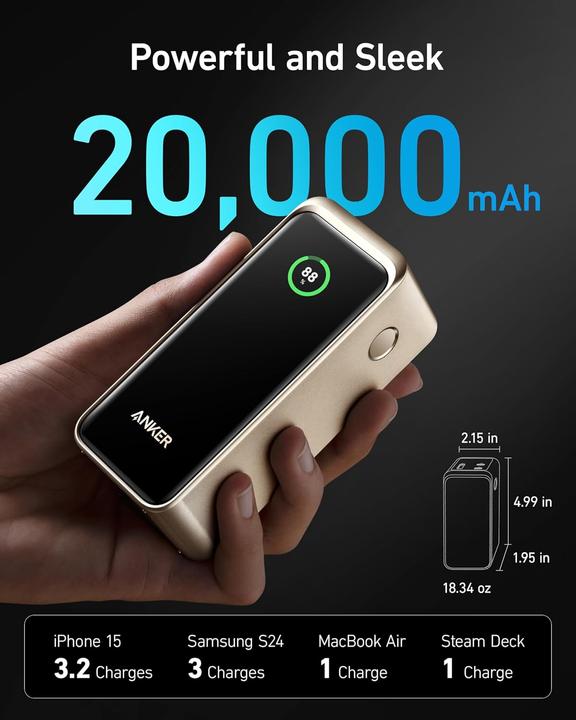 Image du produit Anker Prime (20000 mAh, 100 W)