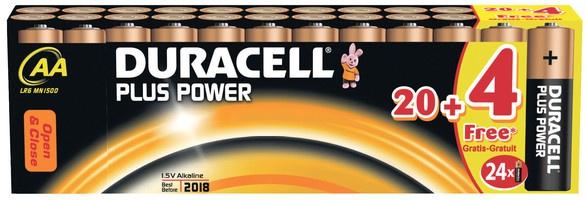Duracell Più potenza (24 pz., AA)