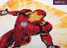 Produktbild Craft Buddy Ironman, Karte 18x18cm Crystal Art