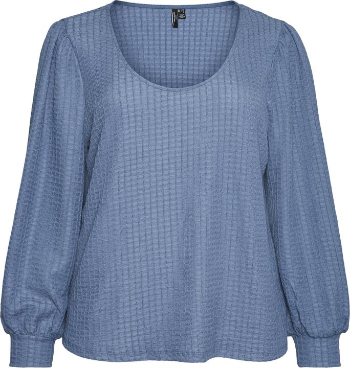 Immagine prodotto Vero Moda Vestibilità regolare Scollo a U Curve Taglio manica voluminoso Top Camicetta (48, 50)