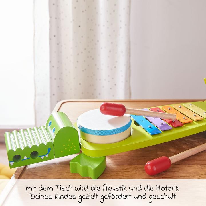 Actual product image Haba Sound Crocodile (French, Italian, German, English)