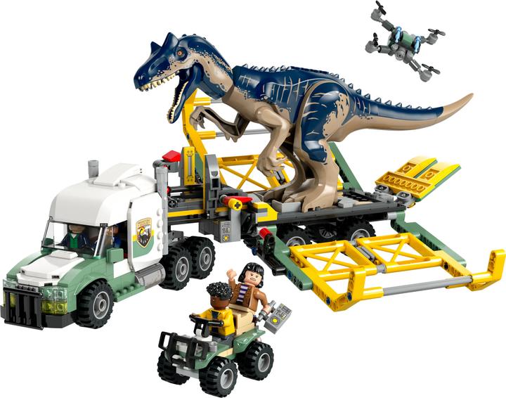 Produktbild LEGO Dinosaur Missions: Allosaurus Transport Truck (76966, LEGO Jurassic World)