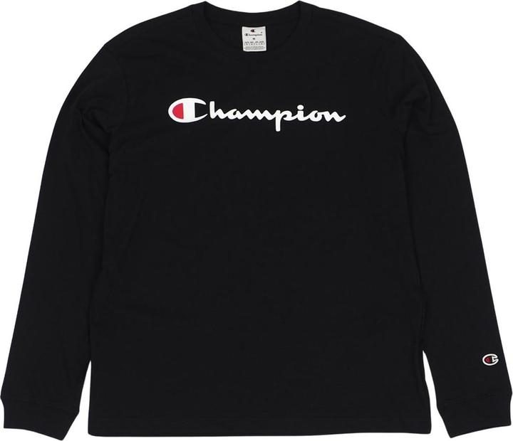 Actual product image Champion Koszulka męska Crewneck Long Sleeve czarna 220257 KK001 XL (XL)