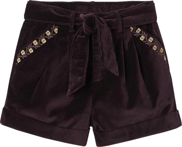 Vertbaudet Mädchen Shorts aus Samt