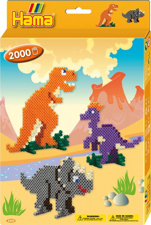 Immagine prodotto Hama Perlen Set di perline da stiro Midi Dino World
