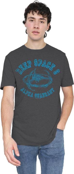 Actual product image Unisex Adult Deep Space 9 Athletic T-Shirt (XXL)