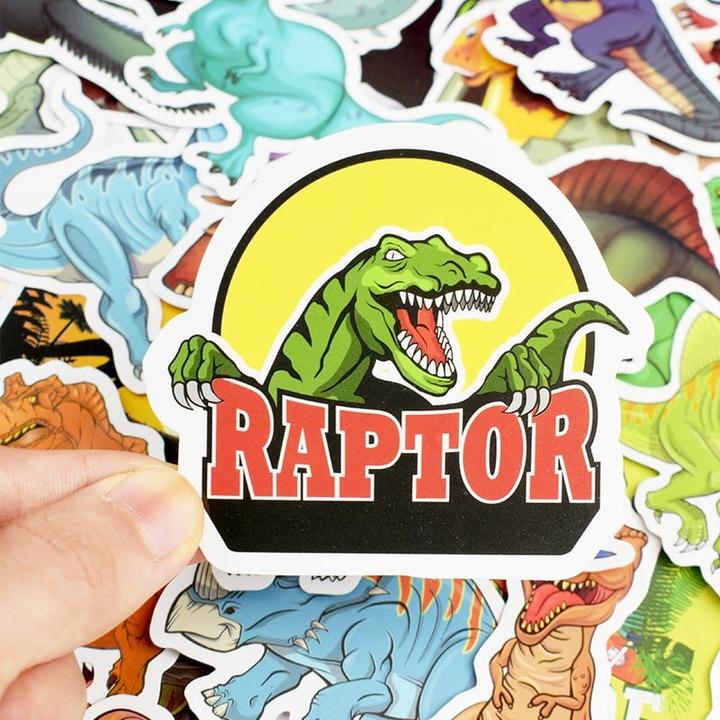 Image du produit JTI Autocollants, pack de 50 - Dinosaures