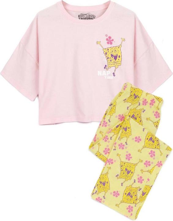 Spongebob Squarepants Nap Time Schlafanzug Mit Langer Hose