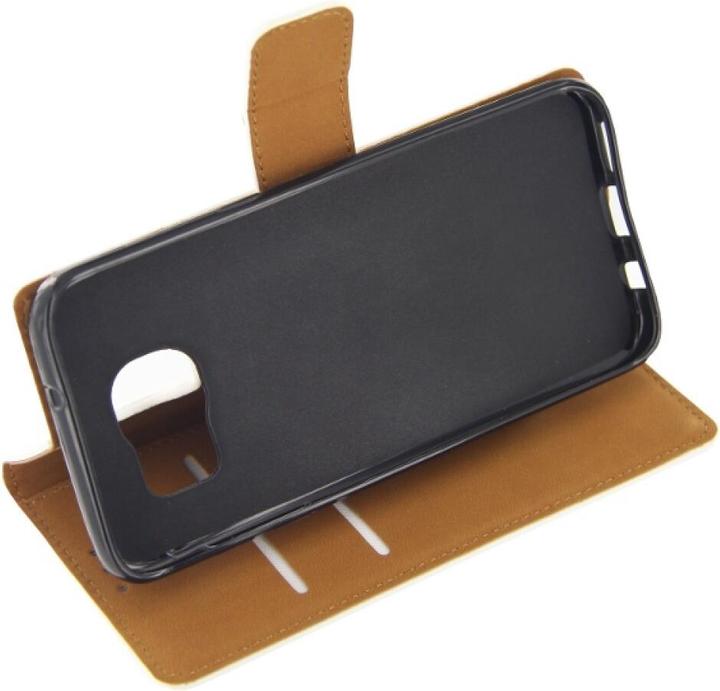 Produktbild OEM Slim Leather Book Case for Galaxy S7 Edge - white (Samsung Galaxy S7 Edge)