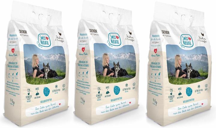 Actual product image Swiss natural Soft SENIOR Chicken & Potato (Senior, 1 pcs., 1000 g)