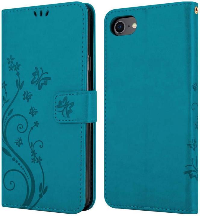 Image du produit Cadorabo Couverture du livre de fleurs (Apple iPhone SE (2ème génération), Apple iPhone 7)