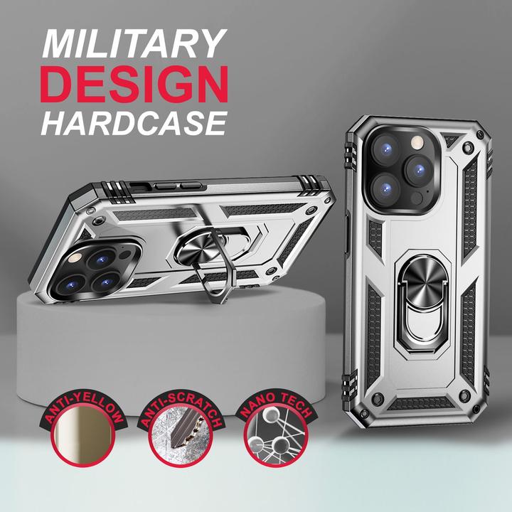 Immagine prodotto Nalia Coperchio ad anello antiurto in stile militare (Apple iPhone 14 Pro Max)