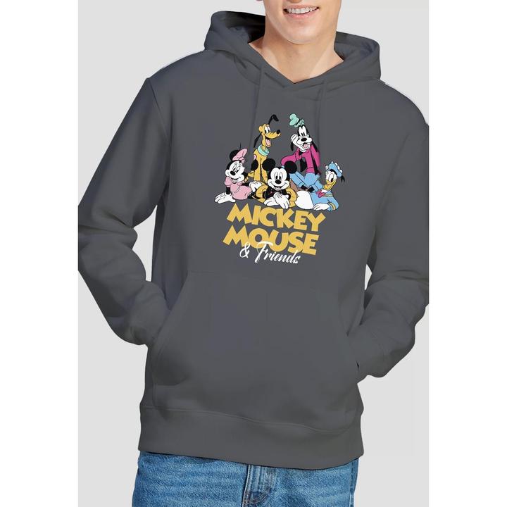 Actual product image Disney Mens Mickey Mouse Friends Hoodie (L)