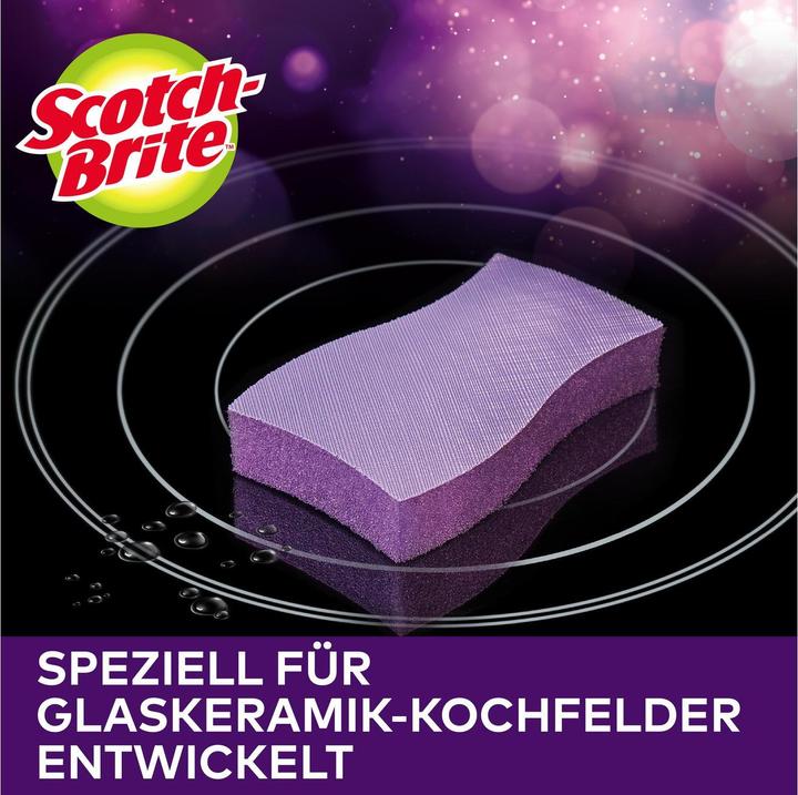 Image du produit Scotch-Brite Éponge de nettoyage pour vitrocéramique (1 pcs)