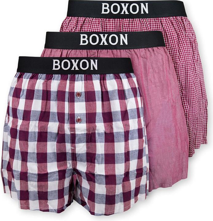 Produktbild Boxon 3er Pack Web Boxershorts (M, 3er Pack)