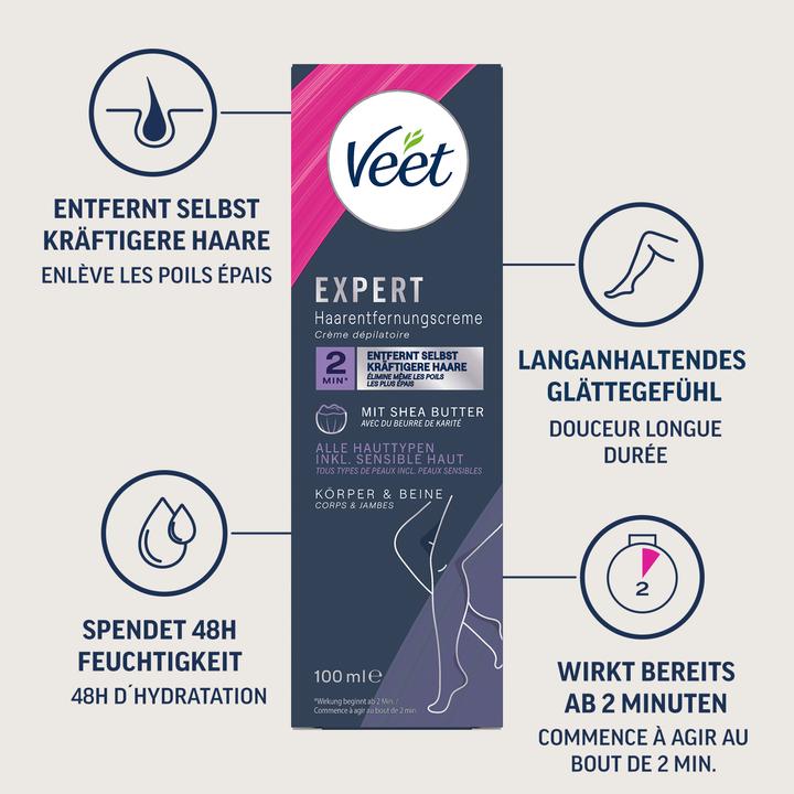 Actual product image Veet Hair removal cream (100 ml, 1 x, 130 g)