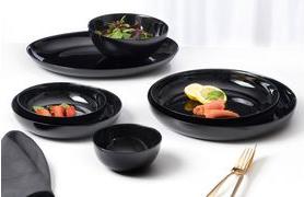 Ritzenhoff & Breker 814347 Bol à soupe Rond Verre trempé Noir 1 pièce(s) (18 cm, 1 x)