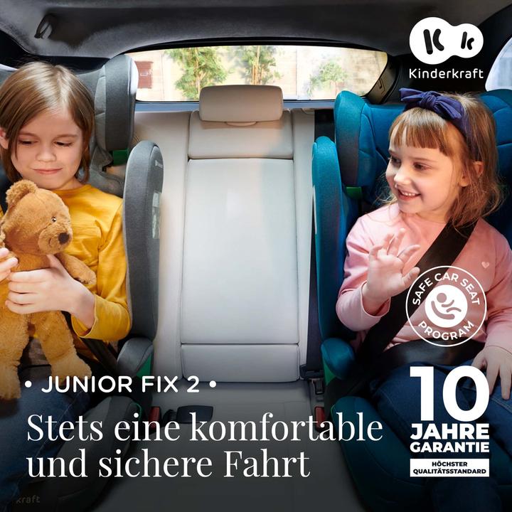 Immagine prodotto KinderKraft Junior Fix 2 I-Size Cherry Pearl (Seggiolino per bambini, ECE R129/i-Size Standard)