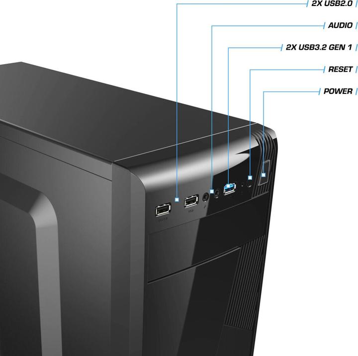 Produktbild Kiebel Business Professional PC 12 Intel Core i7-12700, 16GB RAM, Intel UHD Graphics 730, 1TB SSD, DVD (Intel Core i7-12700K, 32 GB, 1000 GB, UHD Graphics 730)