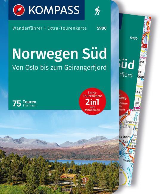 Produktbild Wanderführer Norwegen Süd, Von Oslo bis zum Geirangerfjord, 75 Touren