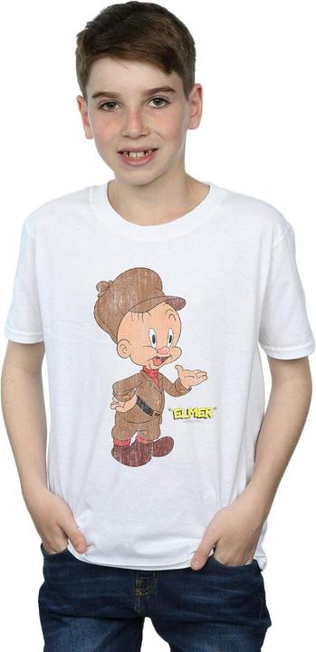 Immagine prodotto Looney Tunes Elmer Fudd Distressed Maglietta Ragazzi (116)