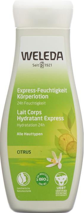 Weleda Körperlotion Citrus Express-Feuchtigkeit Lot (Körpercreme, 200 ml)