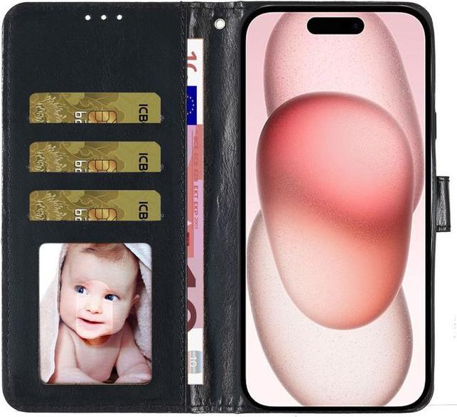 Actual product image MU Style PU Leather Bling Series (Apple iPhone 16)