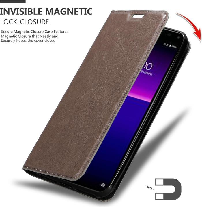 Produktbild Cadorabo Book Invisible Magnet Cover (Sony Xperia 20)