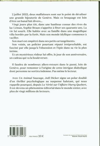Produktbild Un animal sauvage (Französisch, Joël Dicker, 2024)