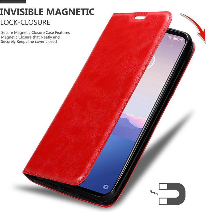 Actual product image Cadorabo Book Invisible Magnet Cover (Oppo A16s)