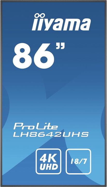 Produktbild iiyama LH8642UHS-B1 (3840 x 2160 Pixel, 85.83")