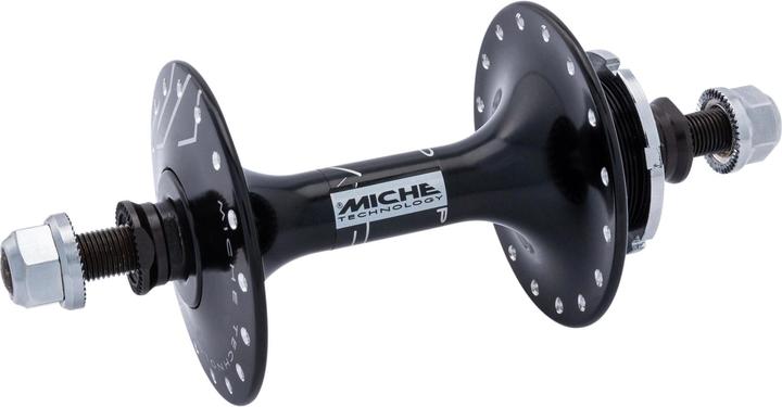 Produktbild Miche Primato Pista Hochflansch Naben Hinten Fixed (Schwarz/32H) (Scheibenbremse Center Lock)