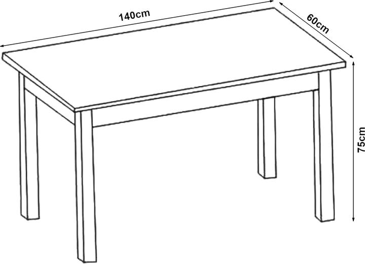 Produktbild En.Casa Florenz (140 x 60 x 75 cm)