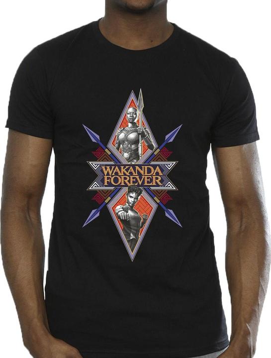 Immagine prodotto Wakanda Forever Tribal Spear Chest Maglietta Uomo (XL)