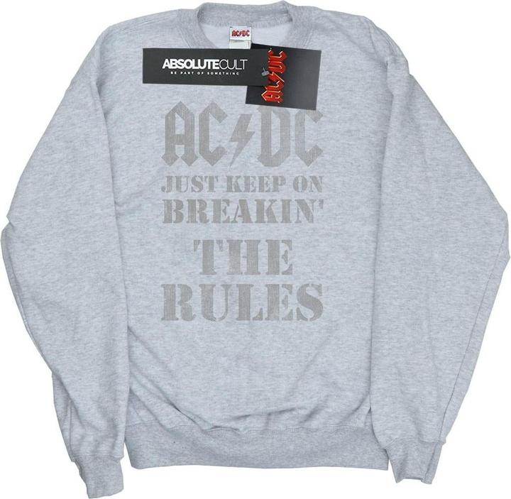 AC/DC Just Keep On Breaking The Rules Sweatshirt aus Baumwolle