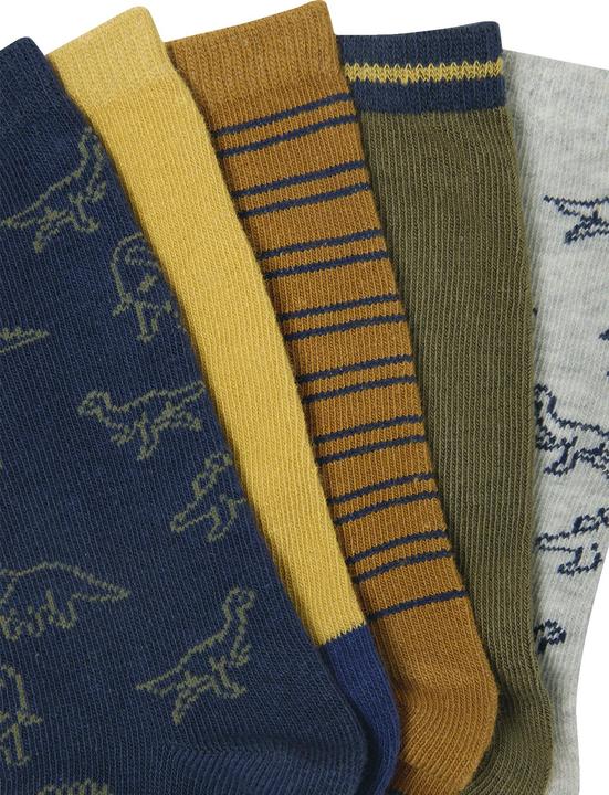 Immagine prodotto Vertbaudet 5er-Pack Jungen Socken Dinos (Confezione da 5 pezzi, 35, 38)