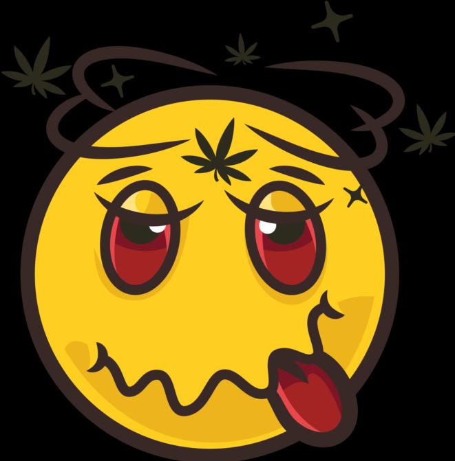Immagine prodotto Bügelbilder Bügelbild Stoned Emoji on High