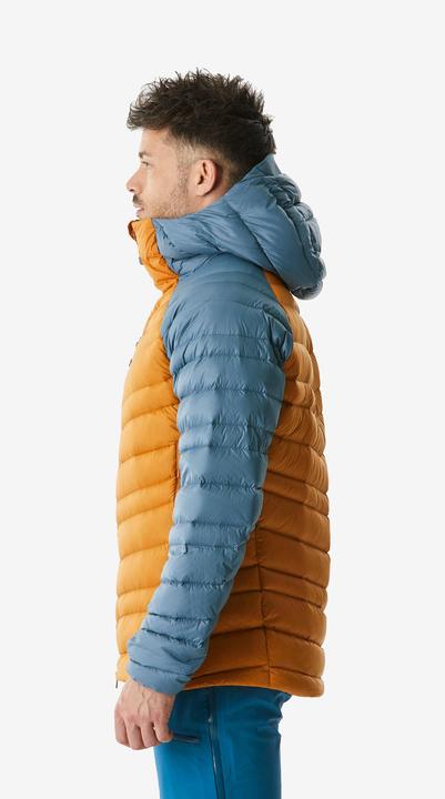 Actual product image Simond Men's mountaineering down jacket Ochre - Grey (L)