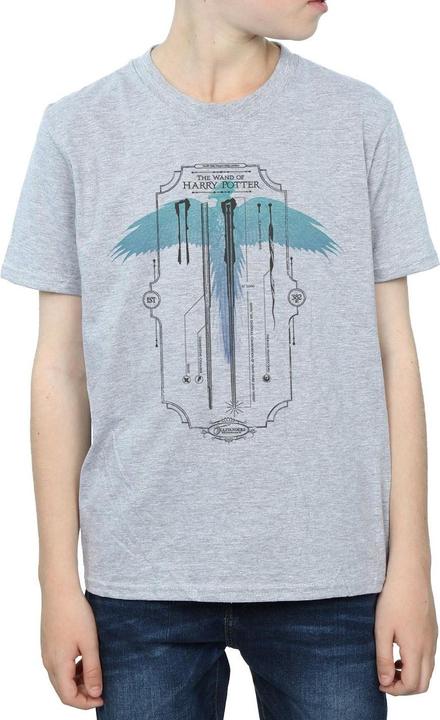 Actual product image Boys Garrick Ollivander The Wand T-Shirt (128)