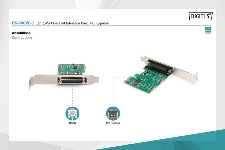 Immagine prodotto Digitus Scheda parallela PCI Express