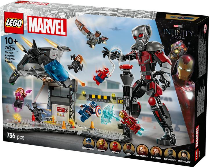 Image du produit LEGO Captain America: Civil War Actionduell (76314, LEGO Marvel)