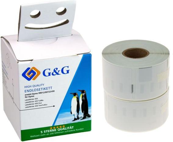 Actual product image G&G Labels 36 x 89 mm 1 pc. BM-D-G-99012 Address labels