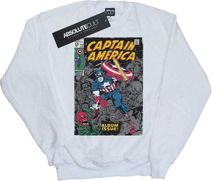 Captain America Album Issue Cover Sweatshirt Jungen