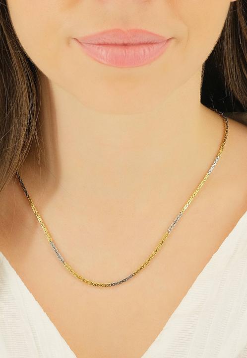 Produktbild Muau Königskette (750, Weissgold, 18K Gelbgold, 45 cm)