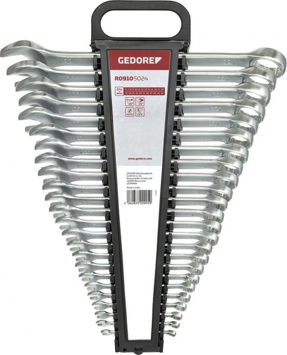 Immagine prodotto Gedore Red Set di chiavi combinate (32 mm, 24 mm, 26 mm, 9 mm, 10 mm, 11 mm, 15 mm, 16 mm, 17 mm, 6 mm, 7 mm, 8 mm, 21 mm, 22 mm, 23 mm, 12 mm, 13 mm, 14 mm, 27 mm, 28 mm, 30 mm, 18 mm, 19 mm, 20 mm)