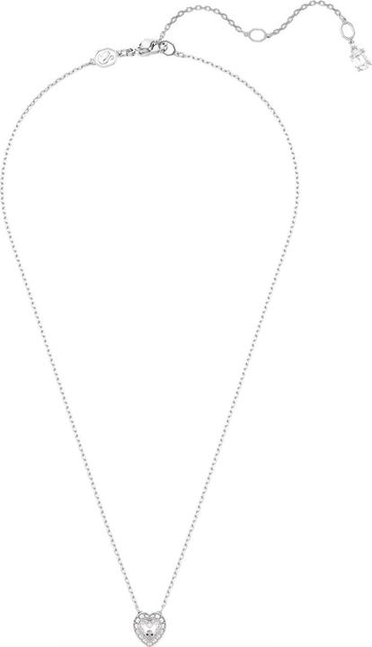Actual product image Swarovski x Ariana Grande Halskette Verschiedene Schliffe Herz Weiss Rhodiniert (Swarovski Metal)