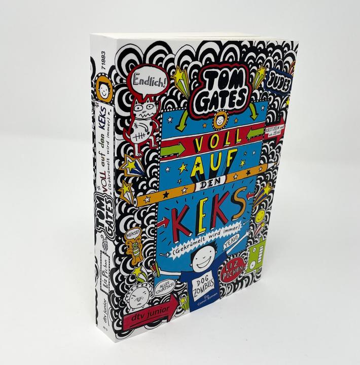 Actual product image Tom Gates: Voll auf den Keks (Gekrümelt wird immer) (German, Liz Pichon, 2021)