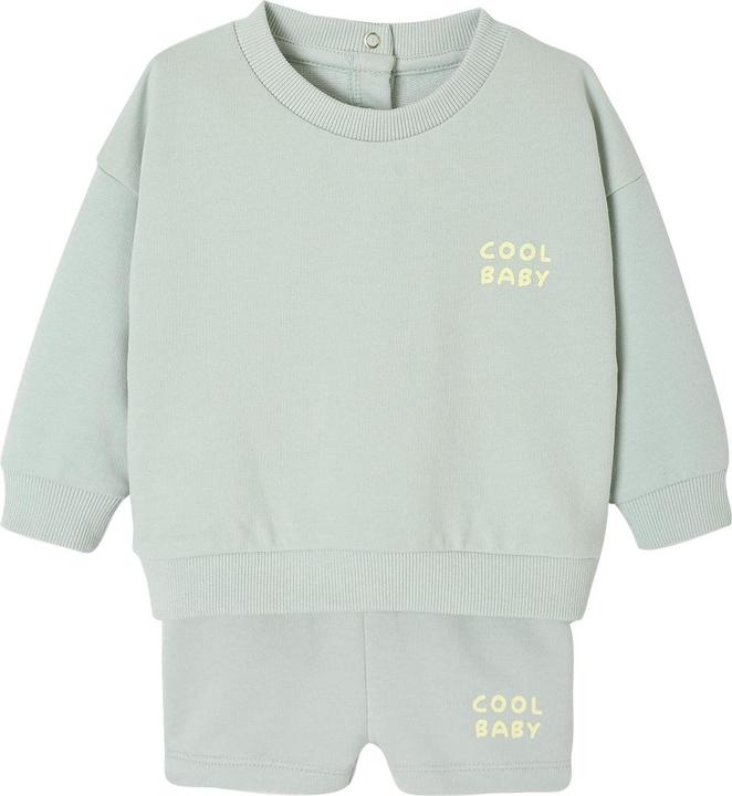Produktbild Vertbaudet Baby-Set: Sweatshirt & Shorts, mit Recycling-Polyester (92)