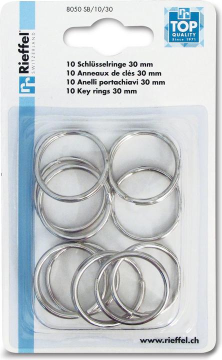 Produktbild Rieffel Schlüsselringe 8050 SB/10/30