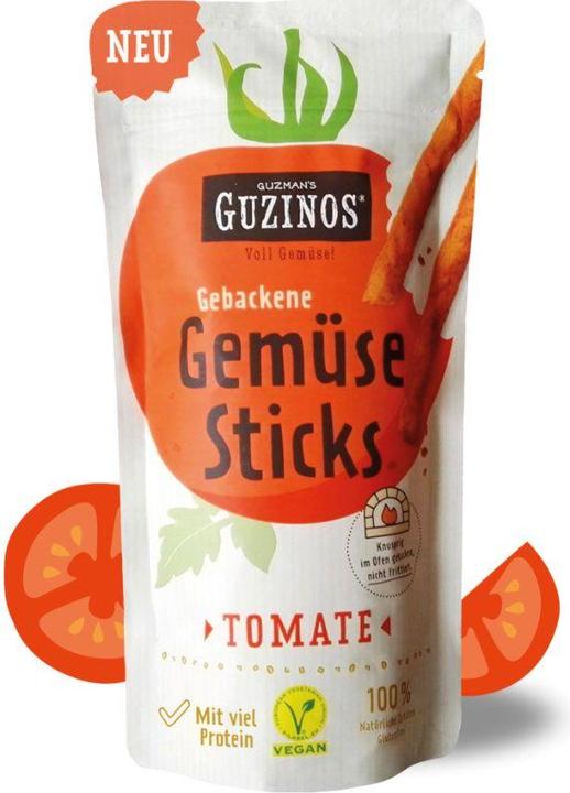 Produktbild Guzman's Guzinos Gebackene Gemüse Sticks Tomate (1 Stk., 45 g)